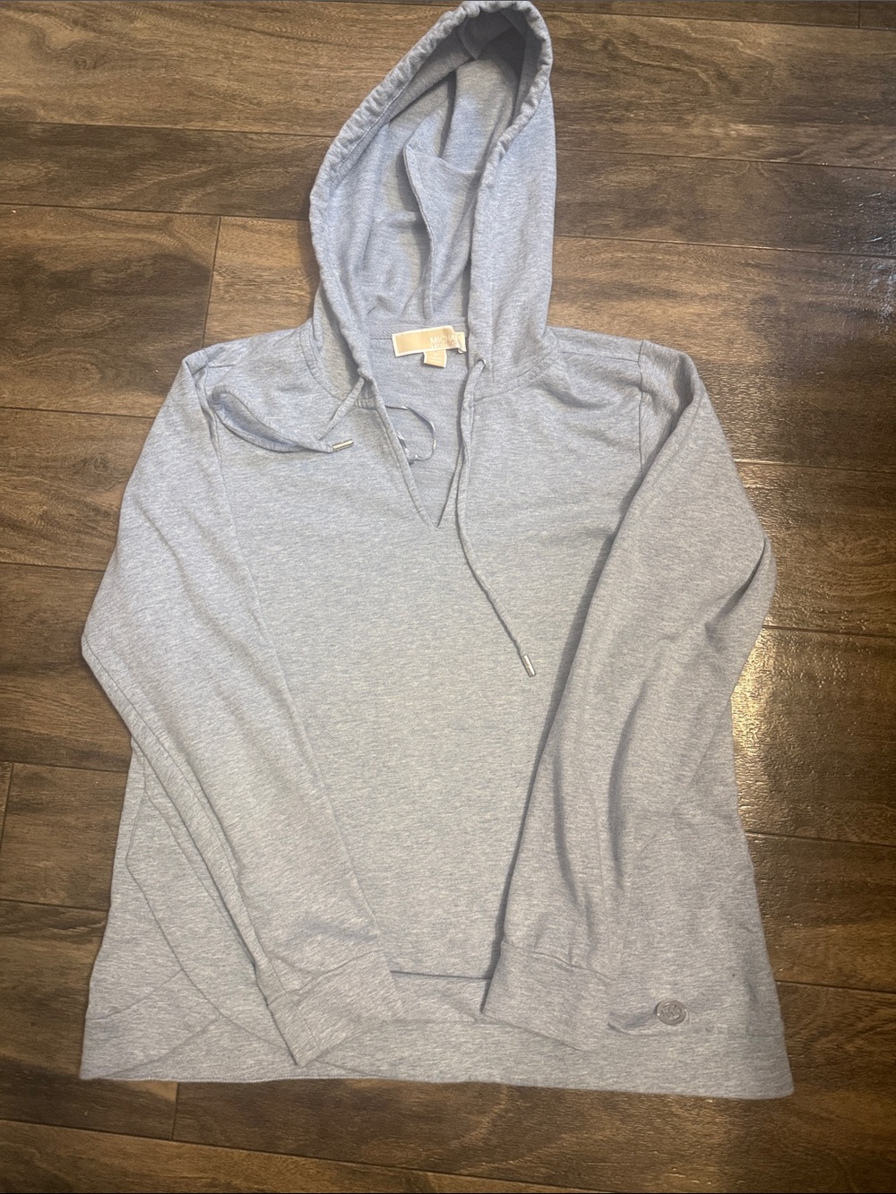 Michael Kors Light Gray Hooded Pullover